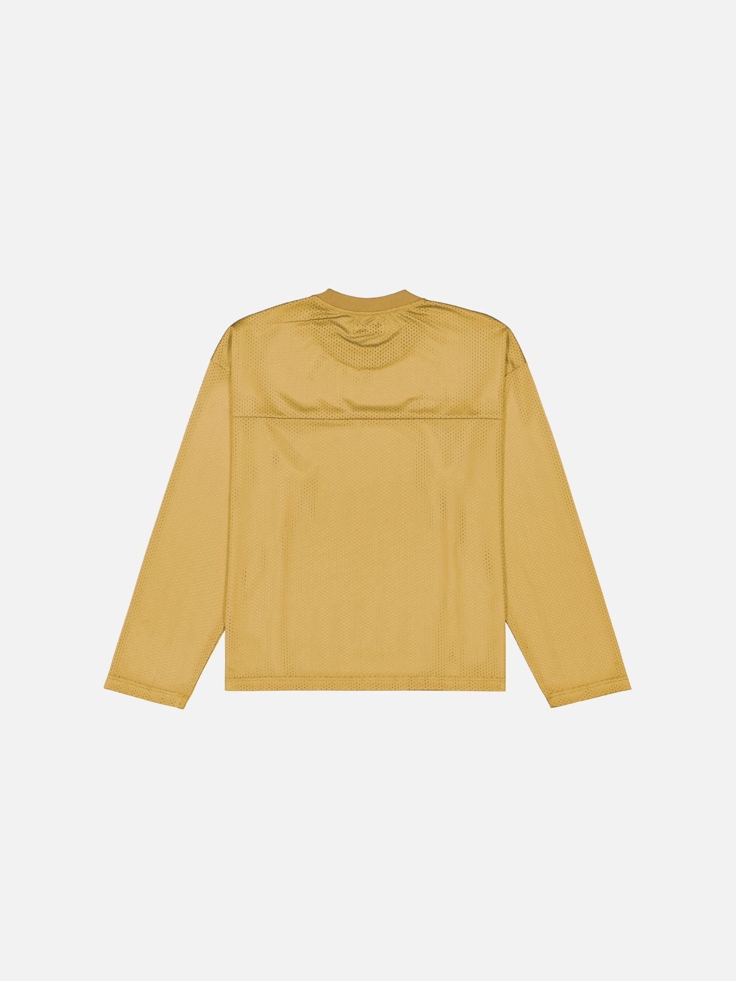 MESH LS T-SHIRT - MUSTARD