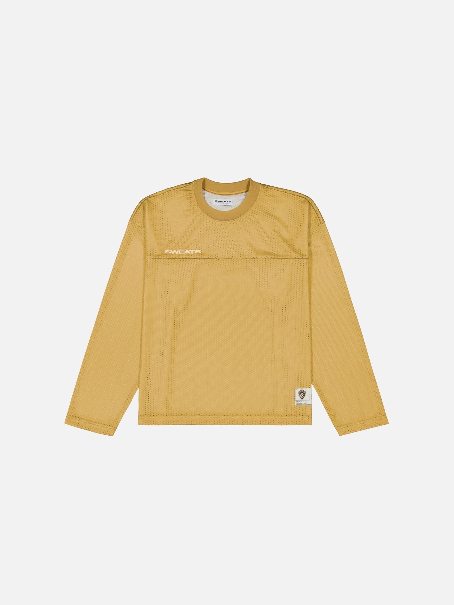MESH LS T-SHIRT - MUSTARD