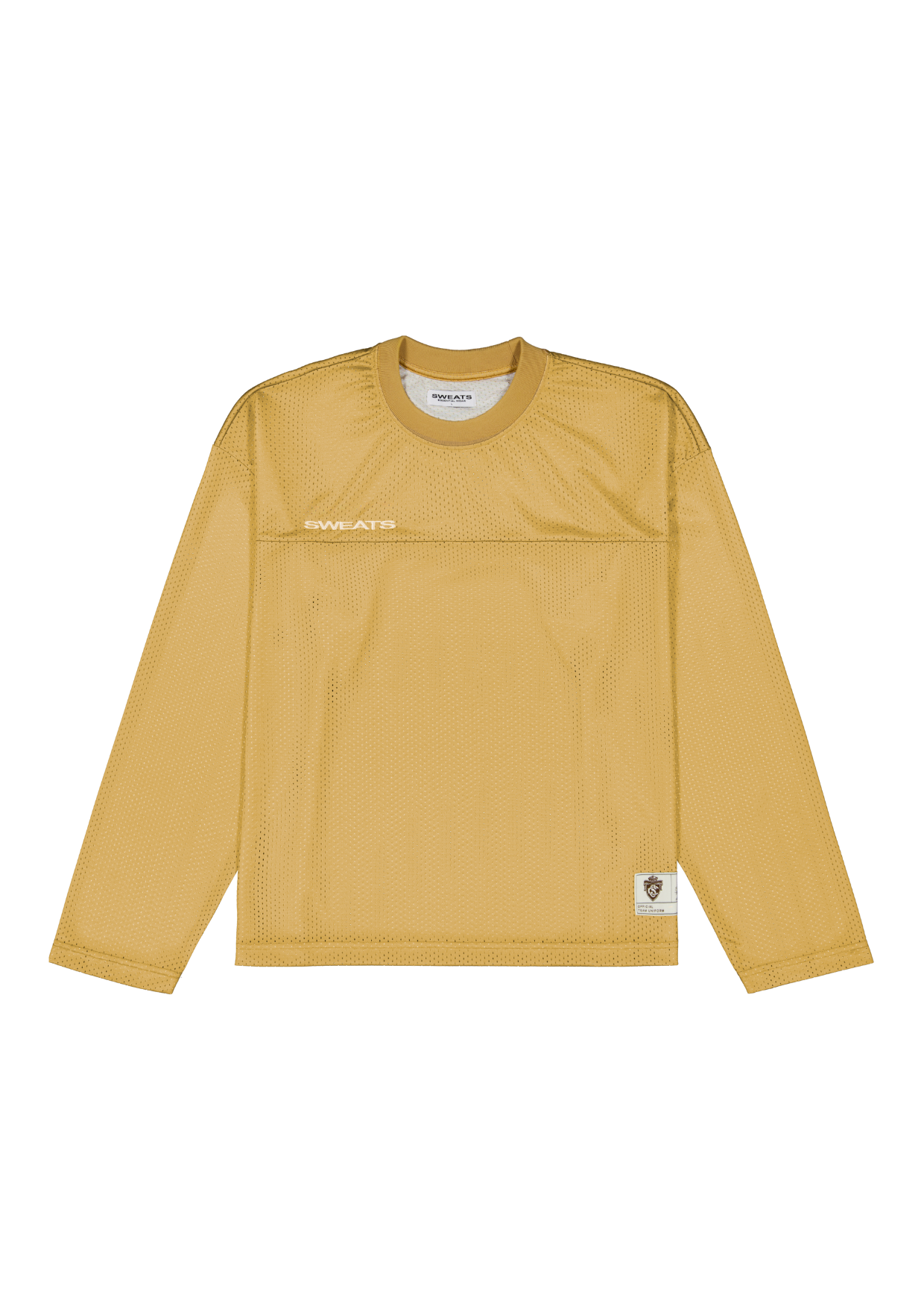 MESH LS T-SHIRT - MUSTARD