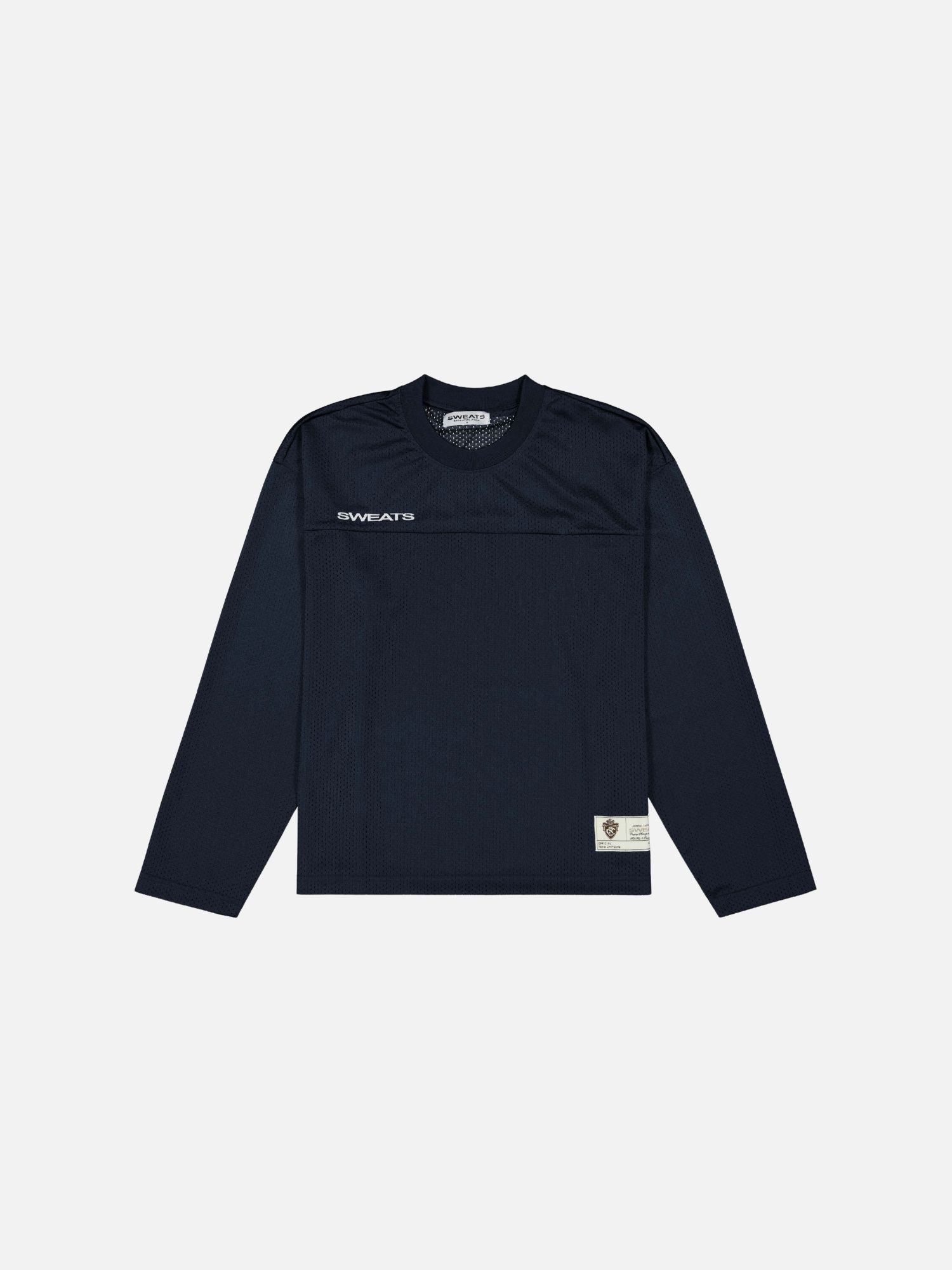 MESH LS T-SHIRT - NAVY