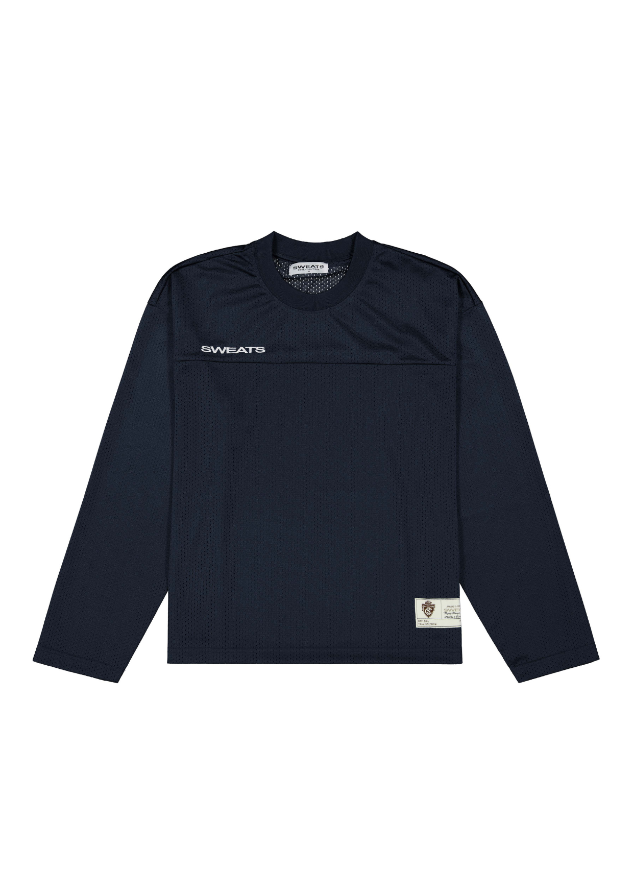 MESH LS T-SHIRT - NAVY