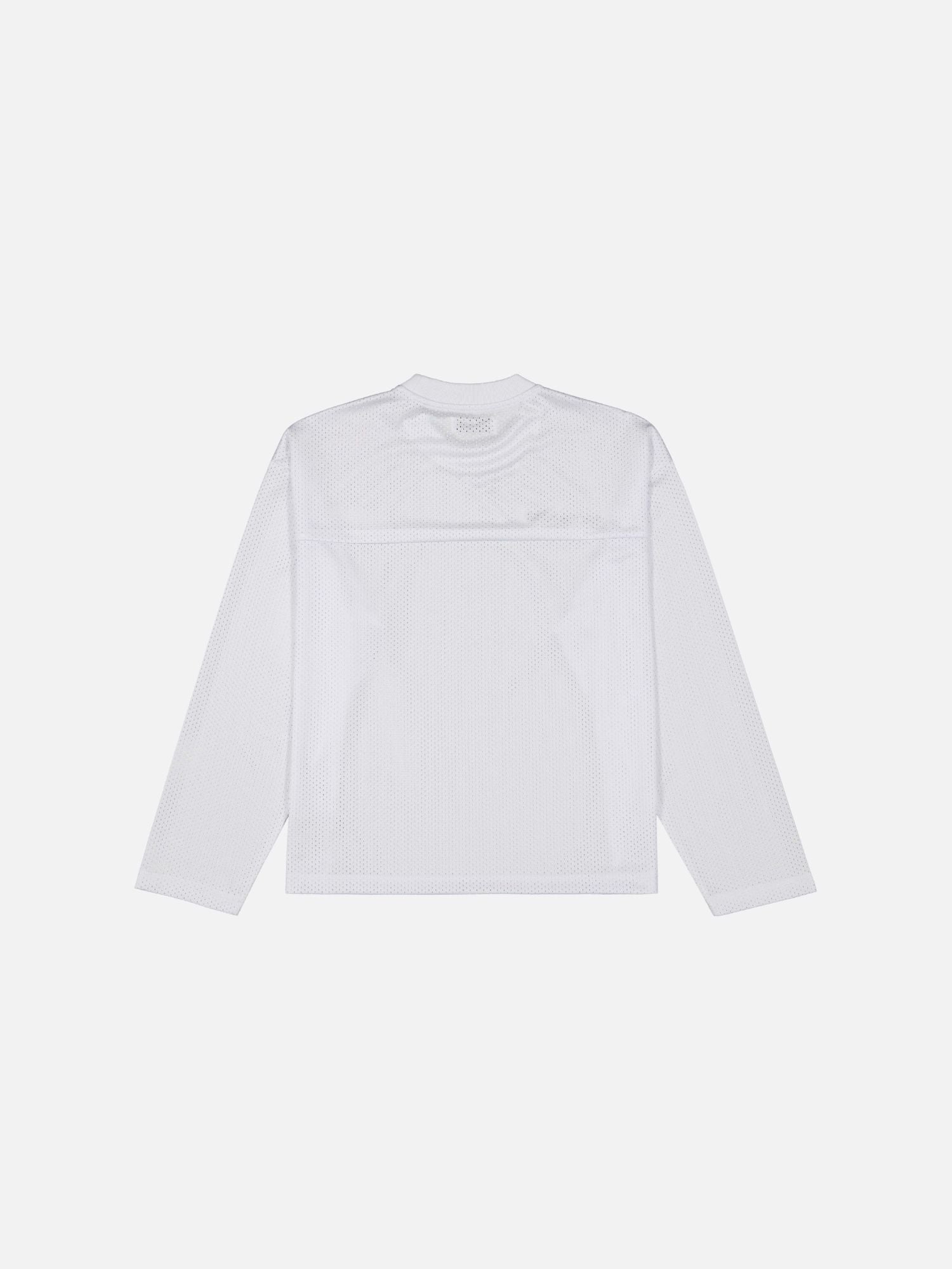 MESH LS T-SHIRT - WHITE - Sweats UK