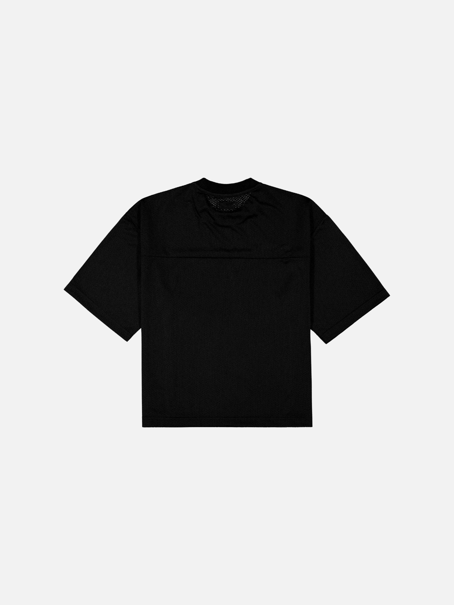 MESH SS T-SHIRT - BLACK - Sweats UK