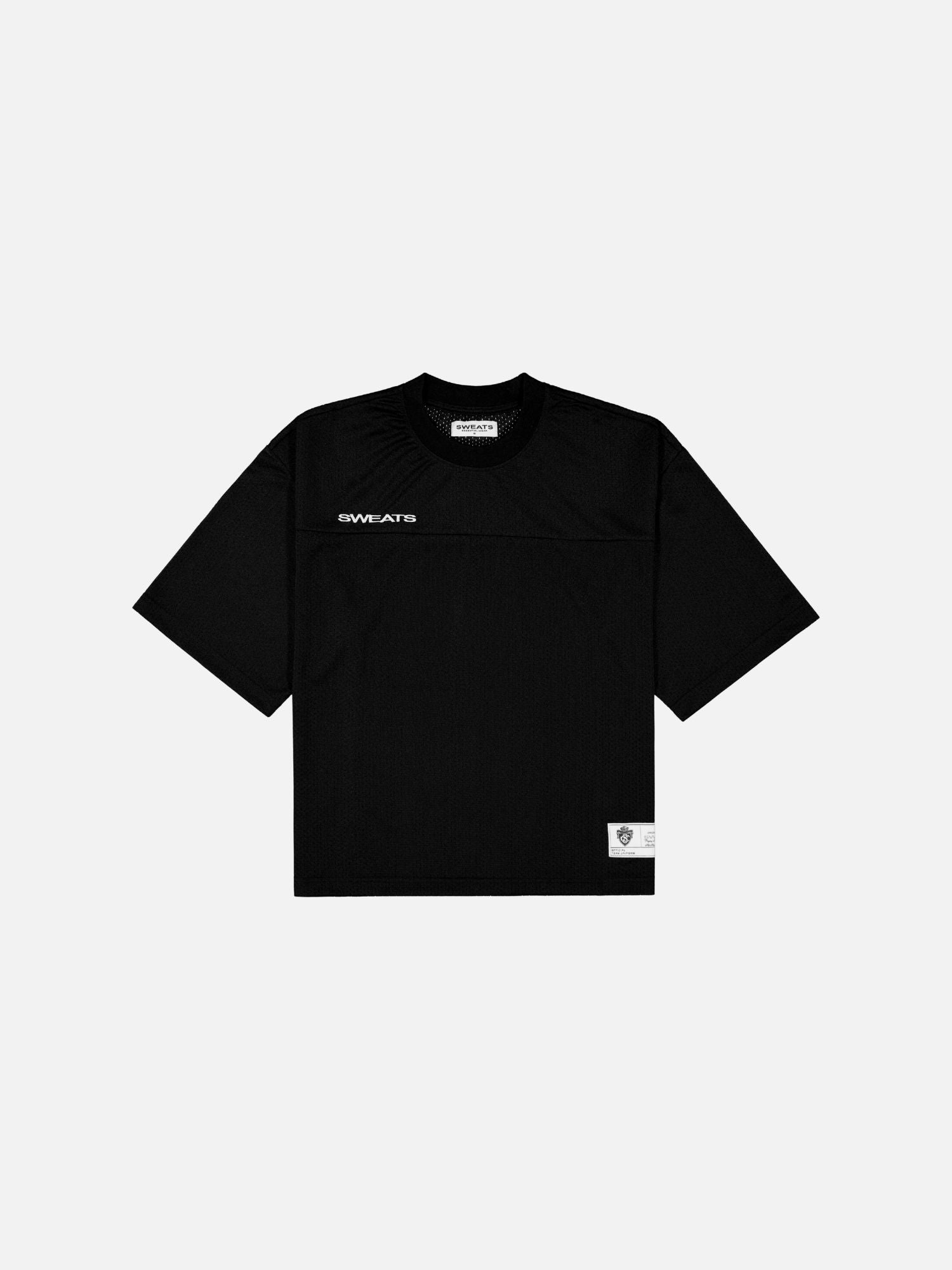 MESH SS T-SHIRT - BLACK