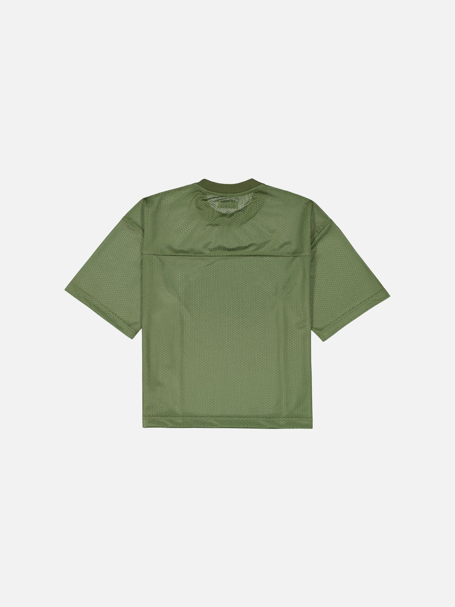 MESH SS T-SHIRT - SAGE - Sweats UK