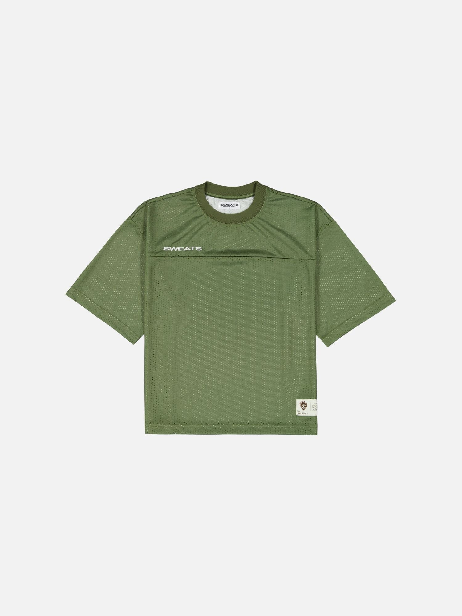 MESH SS T-SHIRT - SAGE