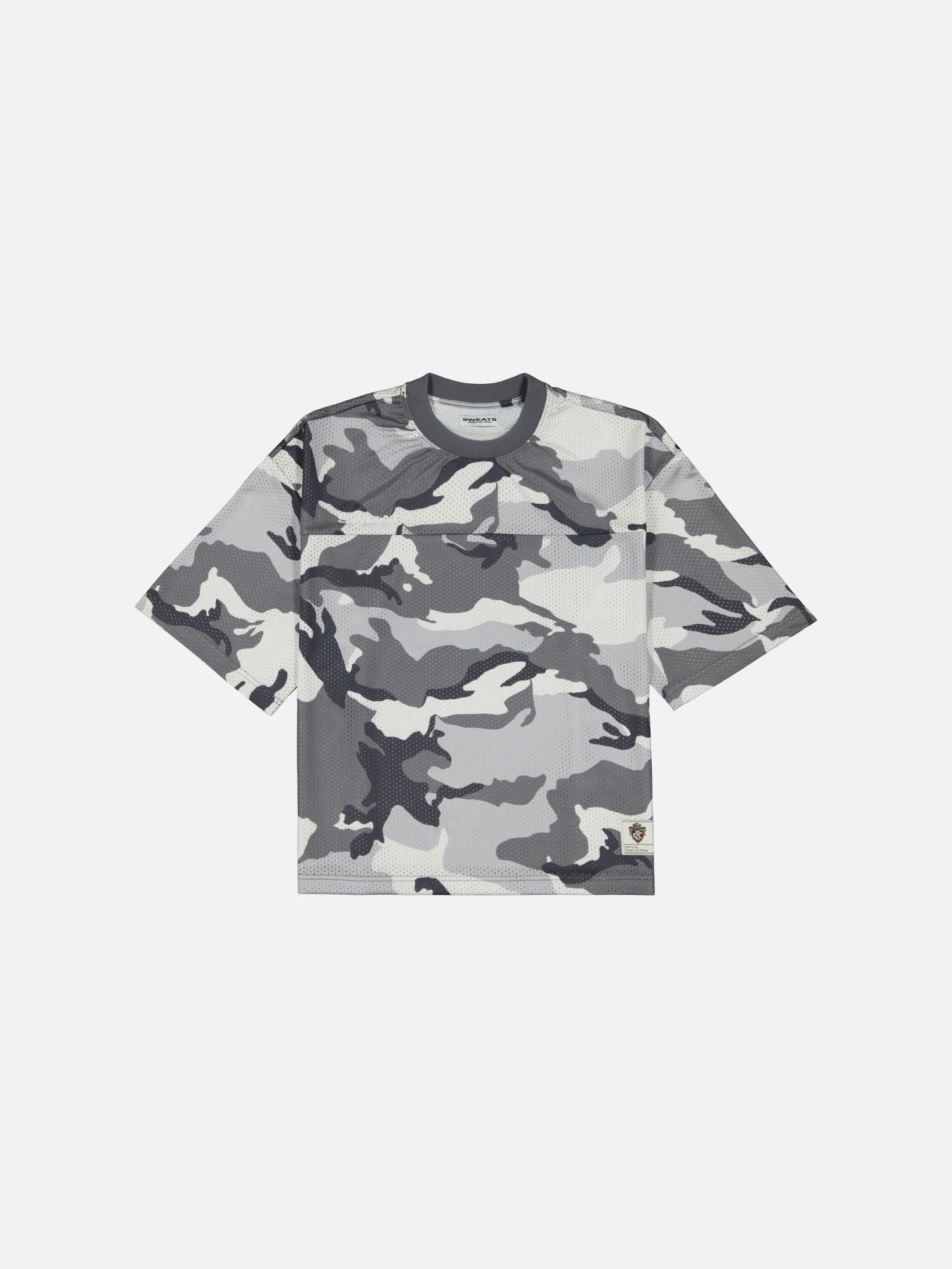 MESH SS T-SHIRT - SNOW CAMO
