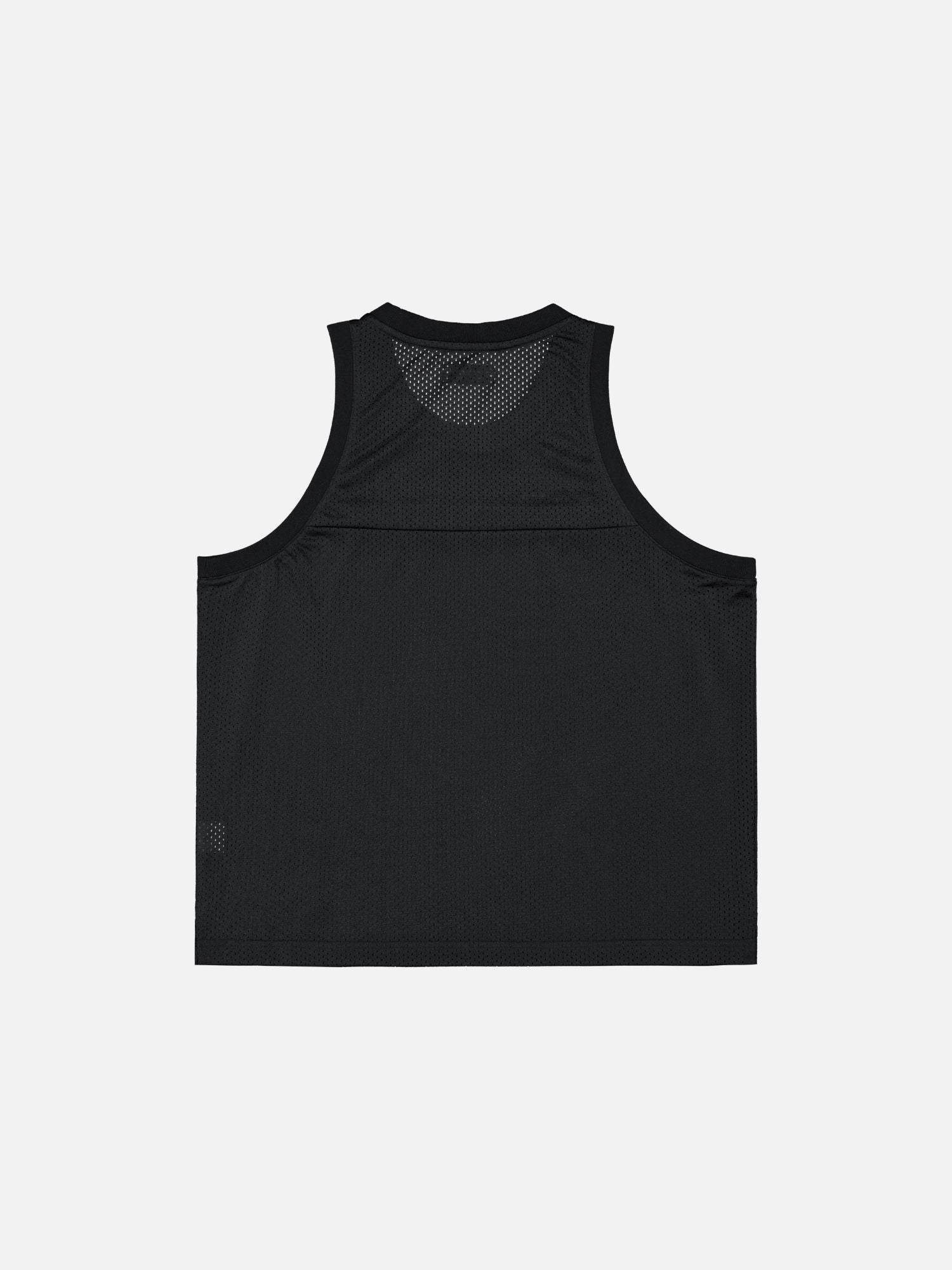 MESH SINGLET - BLACK - Sweats UK