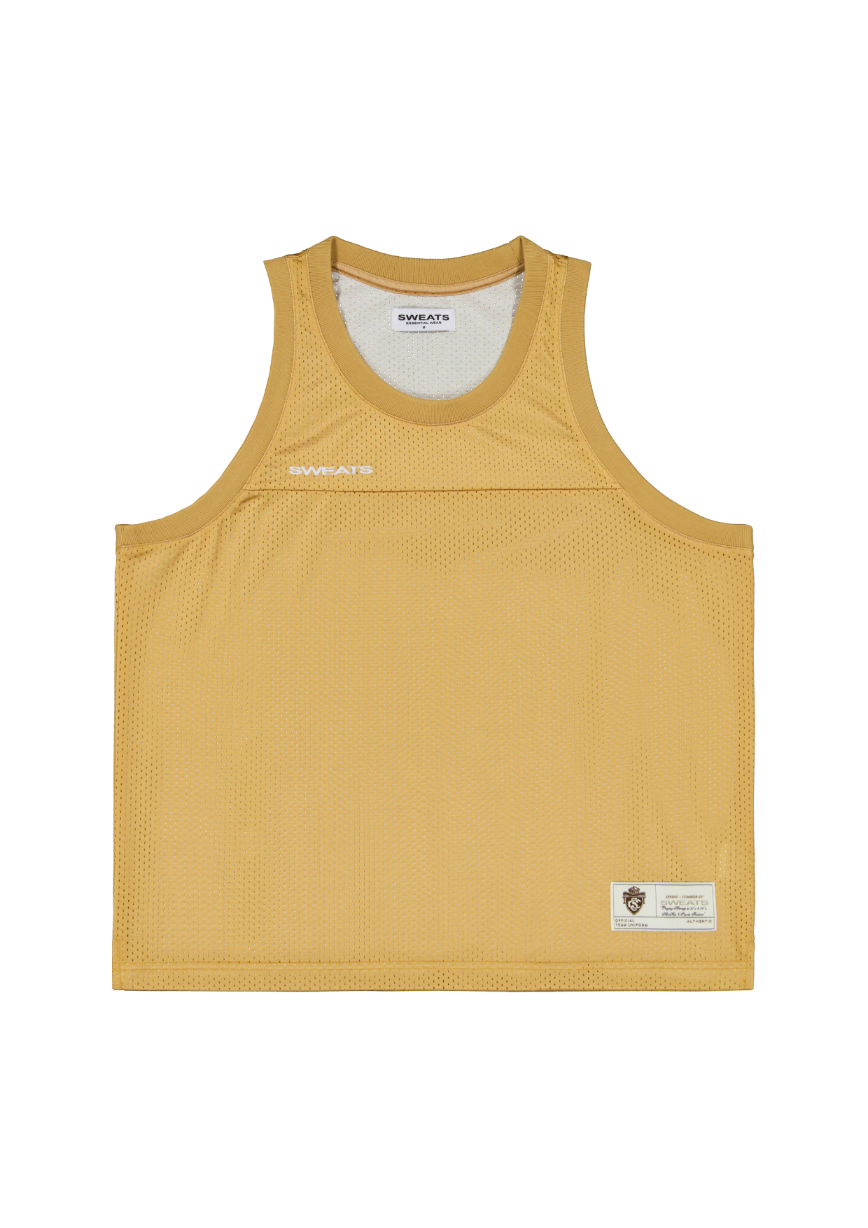 MESH SINGLET - MUSTARD
