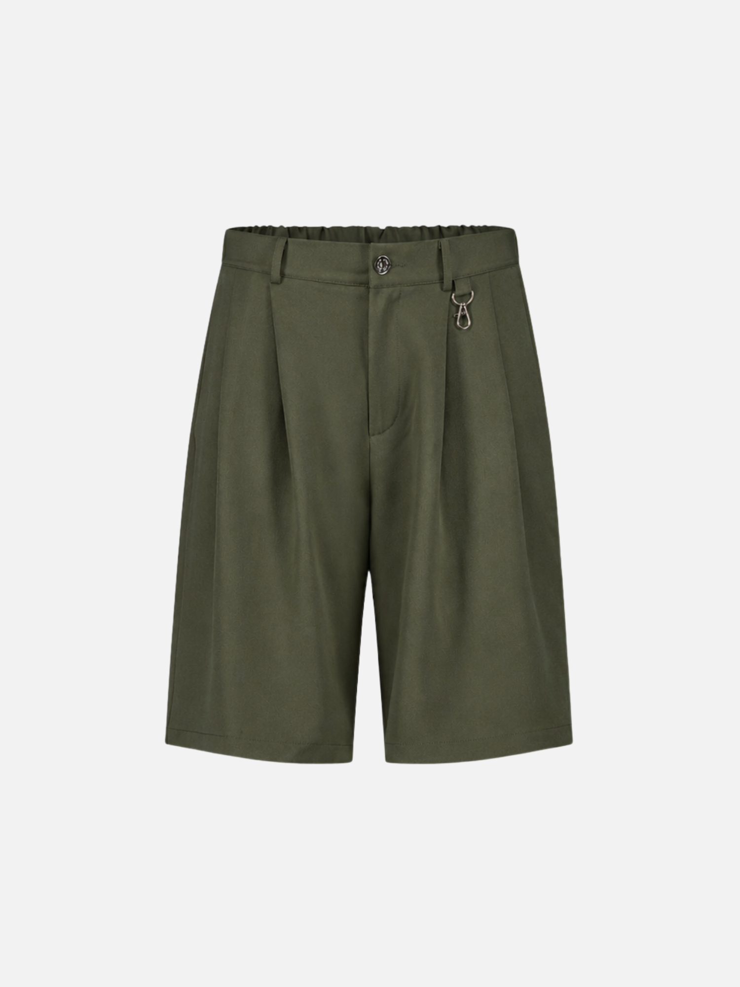 PLEATED SHORT - OLIVE