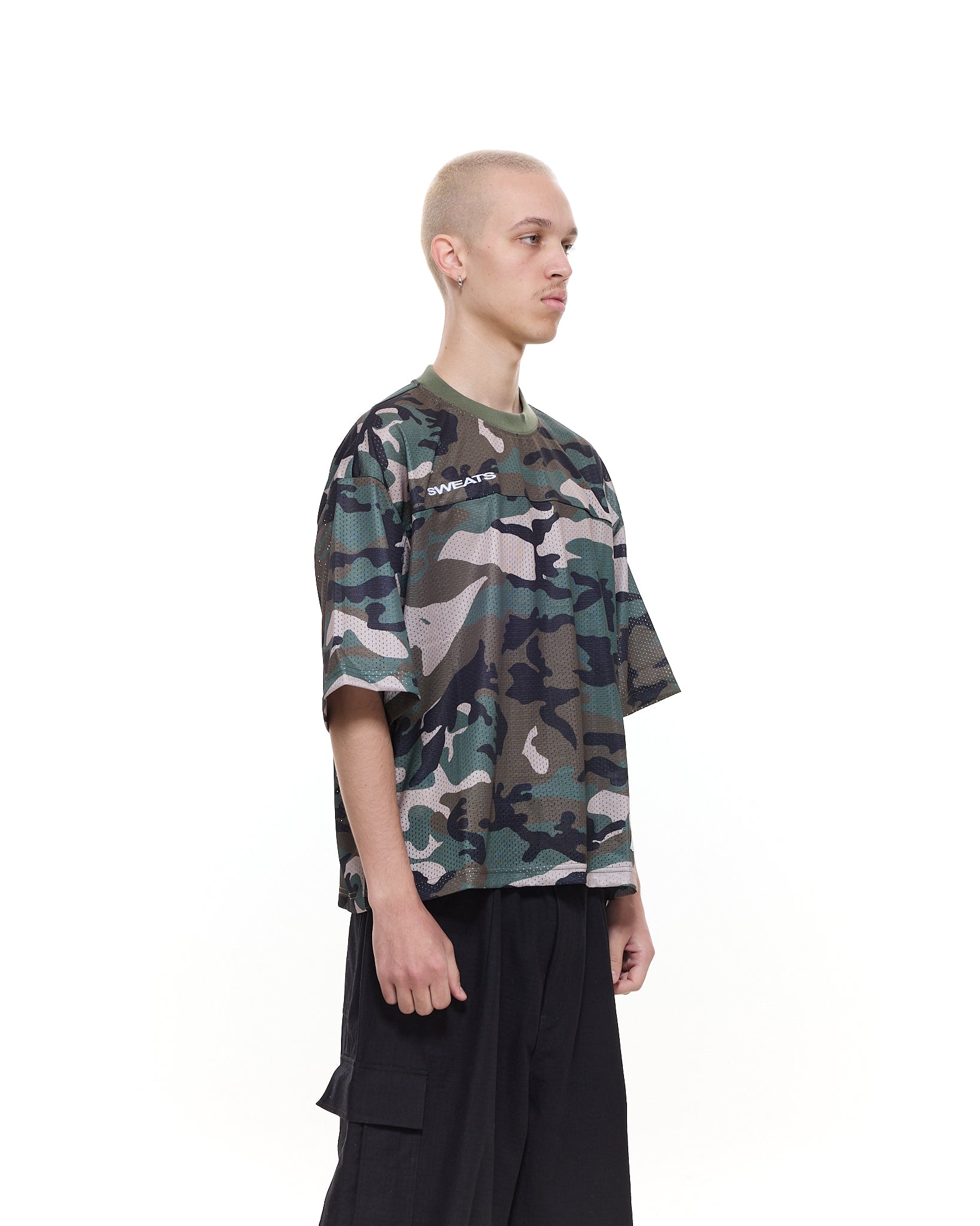 【KOOLOSET】ARMY Camo Mesh Short Sleeve Tee KOOLOSET】ARMY Camo Mesh Short Sleeve Tee Men Mesh Camo T
