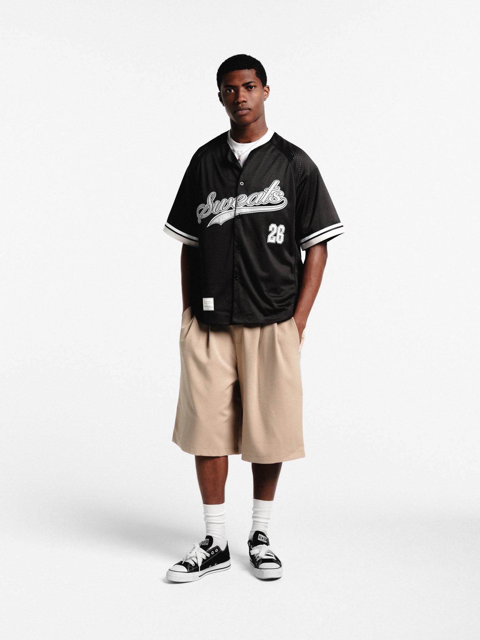 PLEATED SHORT - SAND