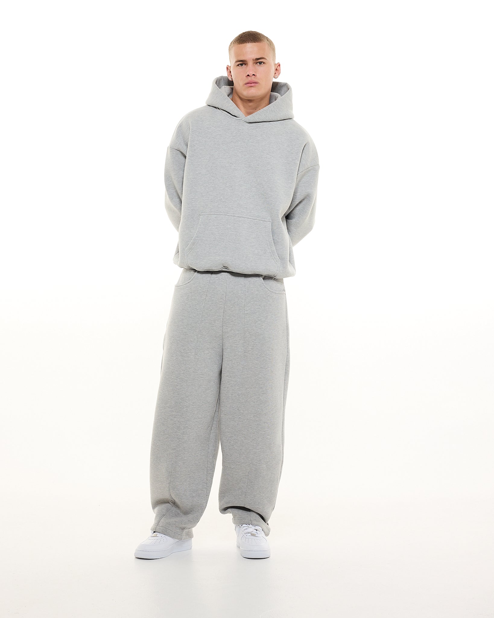 Cozy Hoodie Boxy Fit Grey | Sweats Collective