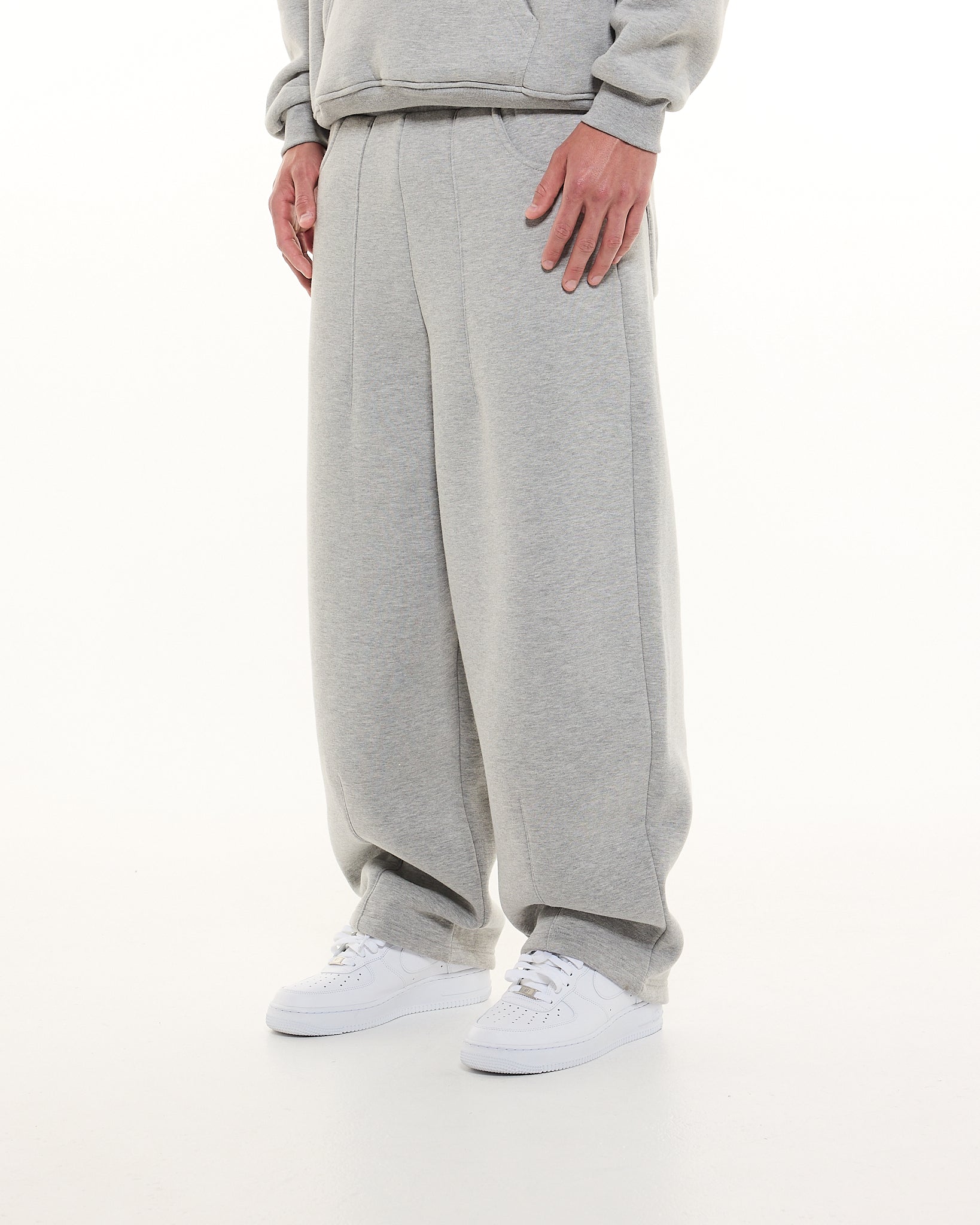 Cozy Straight Leg Sweats Grey | Sweats Collective