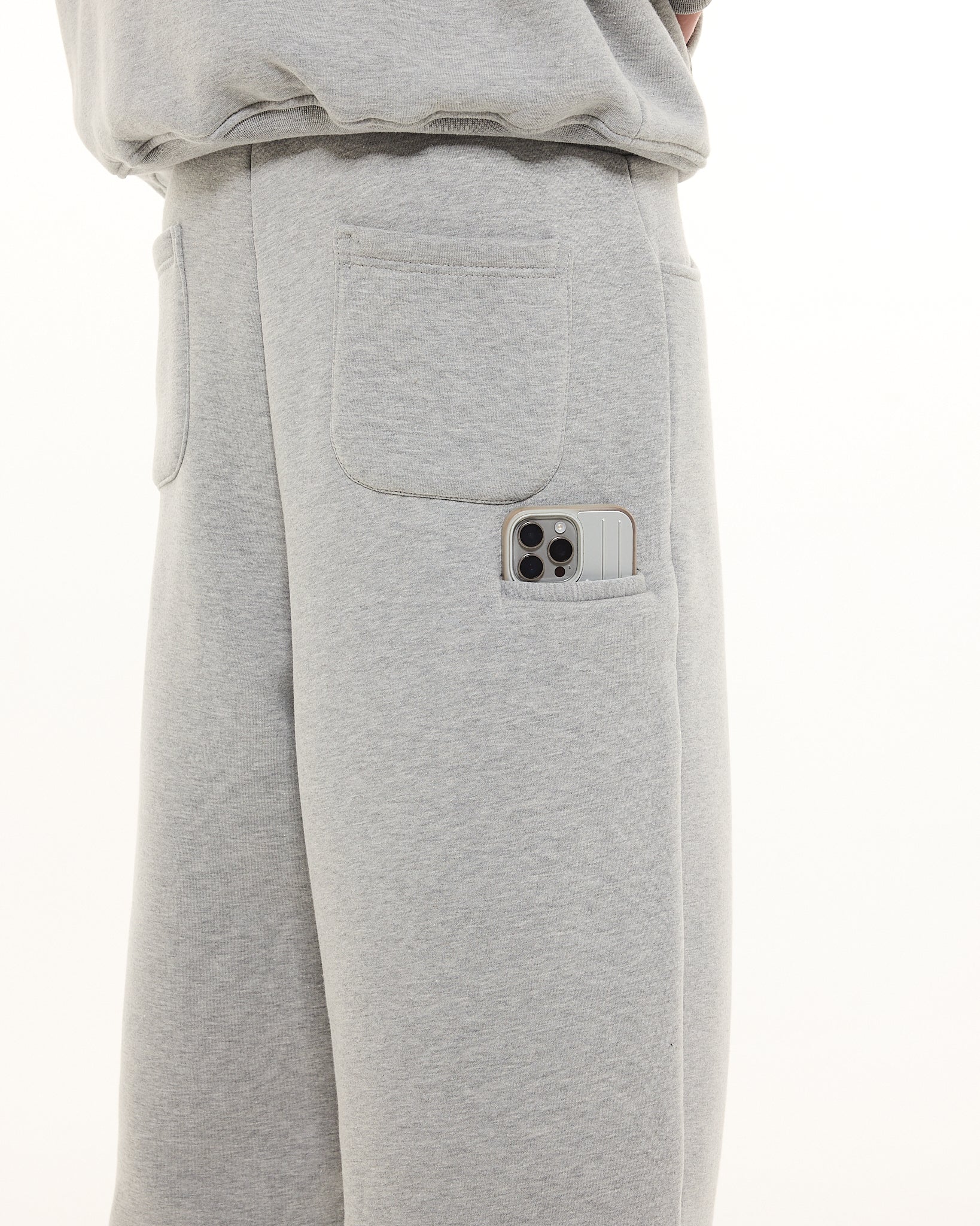 Cozy Straight Leg Sweats Grey | Sweats Collective