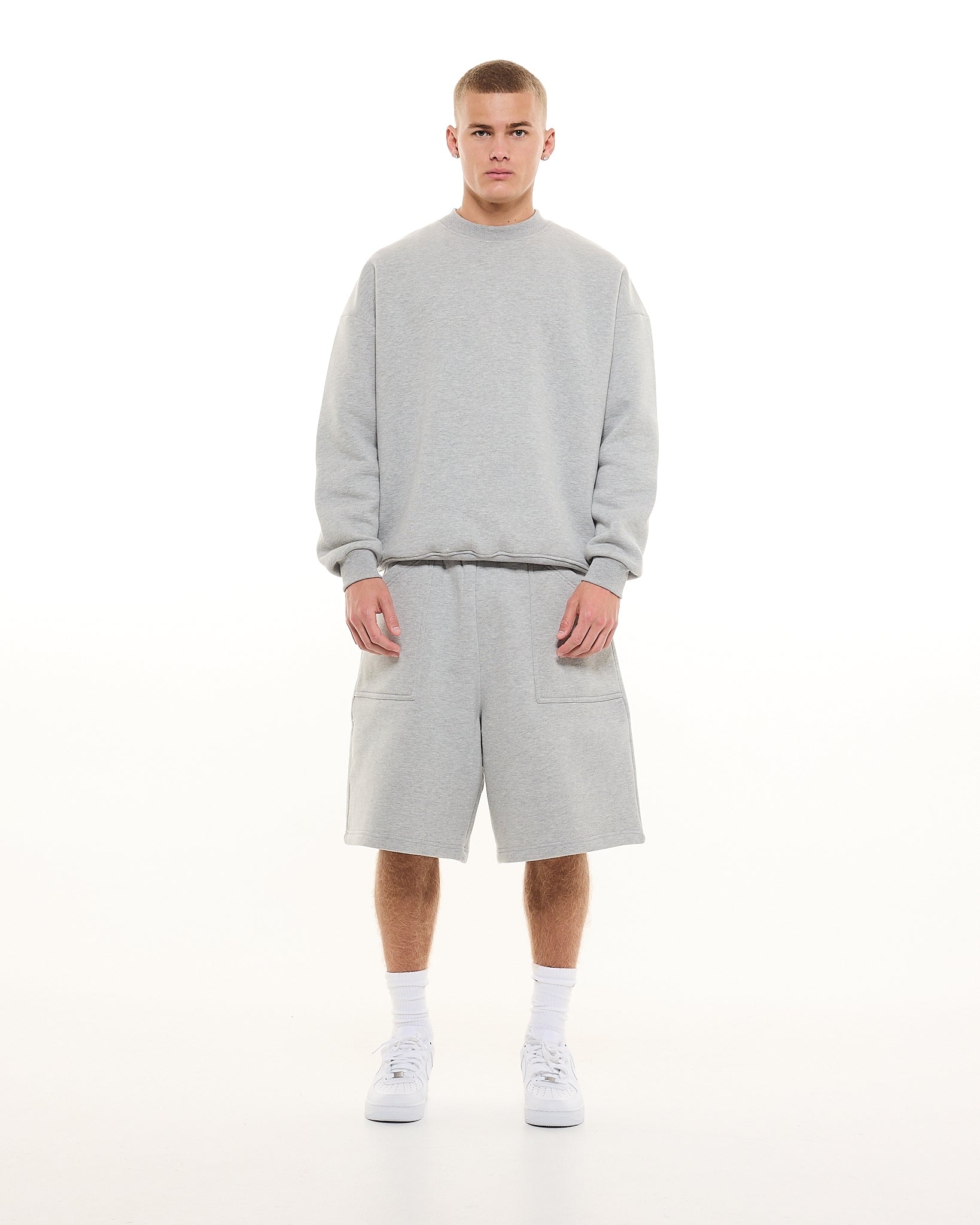 パンツ sweats collective COZY SHORTS - GREY COZY SHORTS - GREY