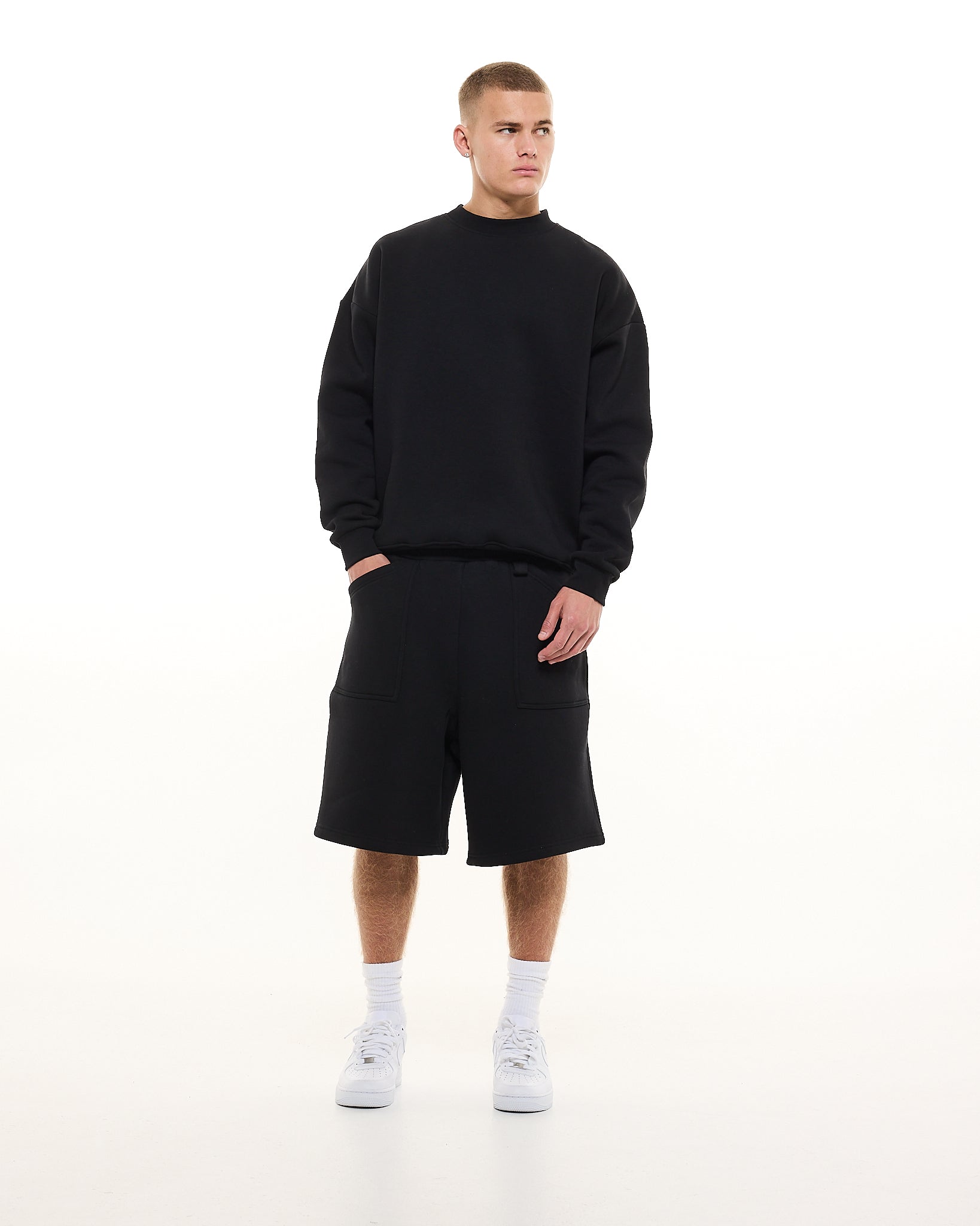 COZY SHORTS - BLACK