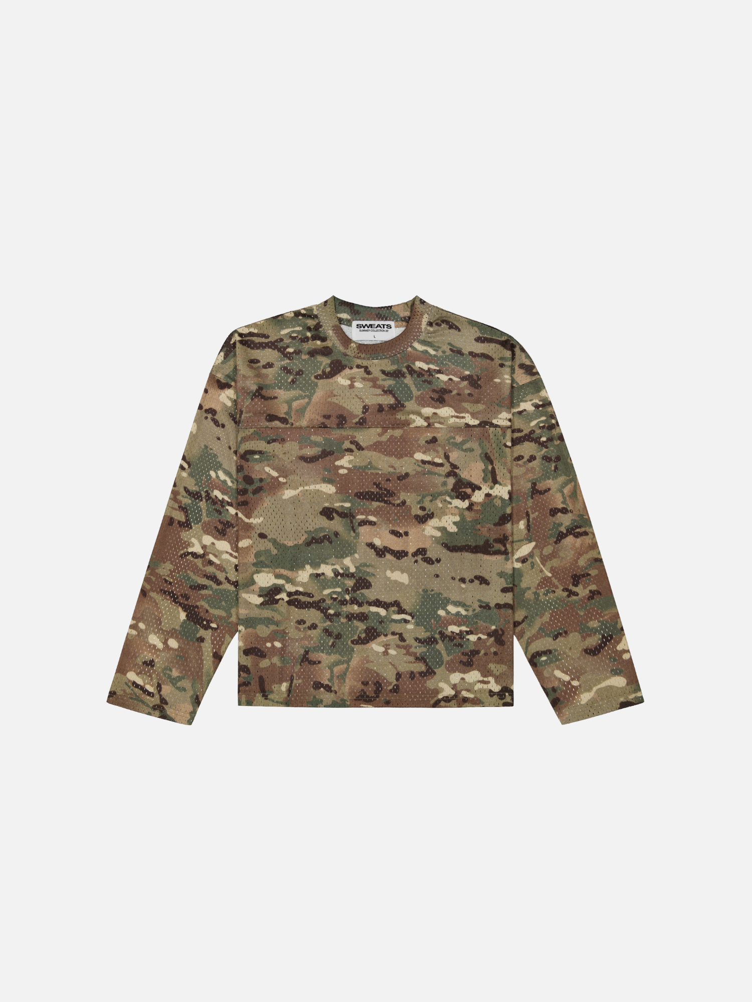 V2 MESH LS T-SHIRT - CAMO