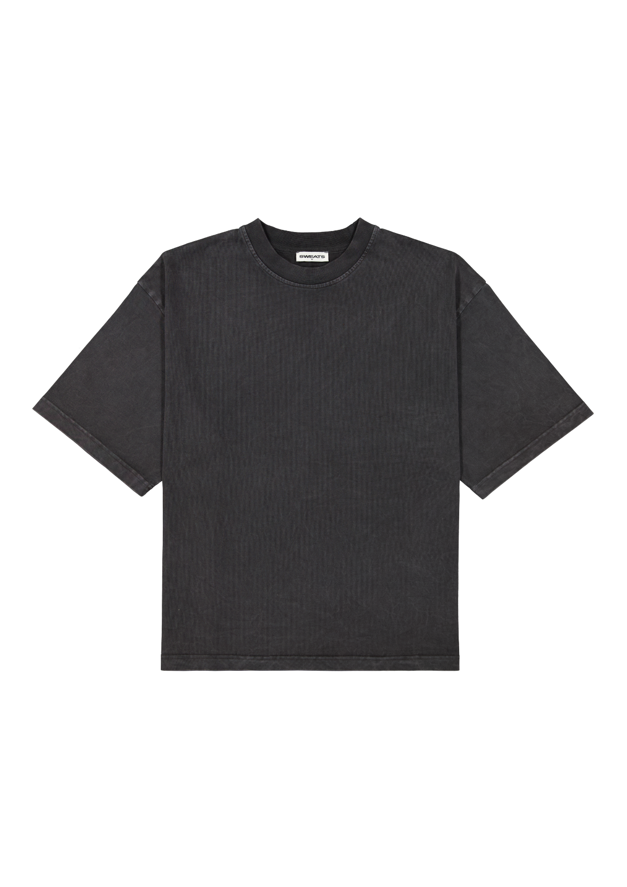 SIGNATURE BLANK T-SHIRT - WASHED BLACK
