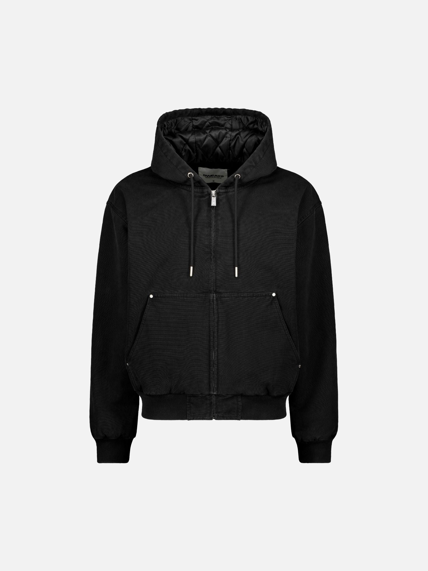 WORKWEAR HOODIE - WASHED BLACK - Sweats UK