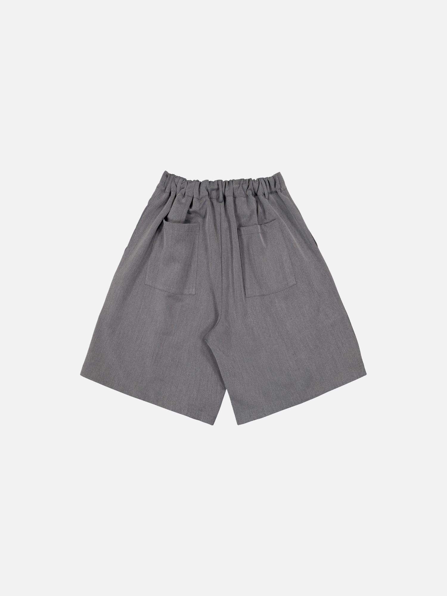 PLEATED SHORT - GREY PLEATED SHORT - GREY