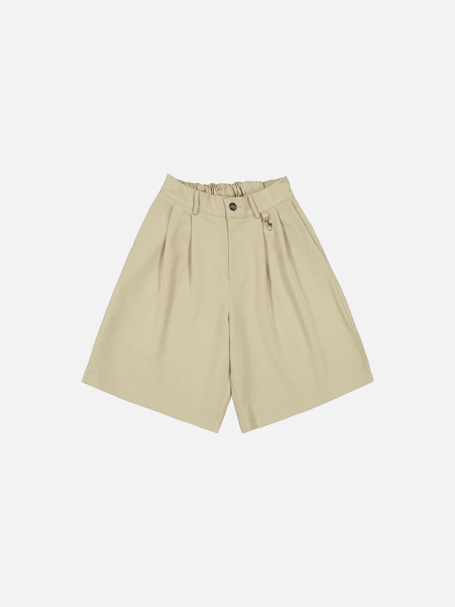 PLEATED SHORT - SAND