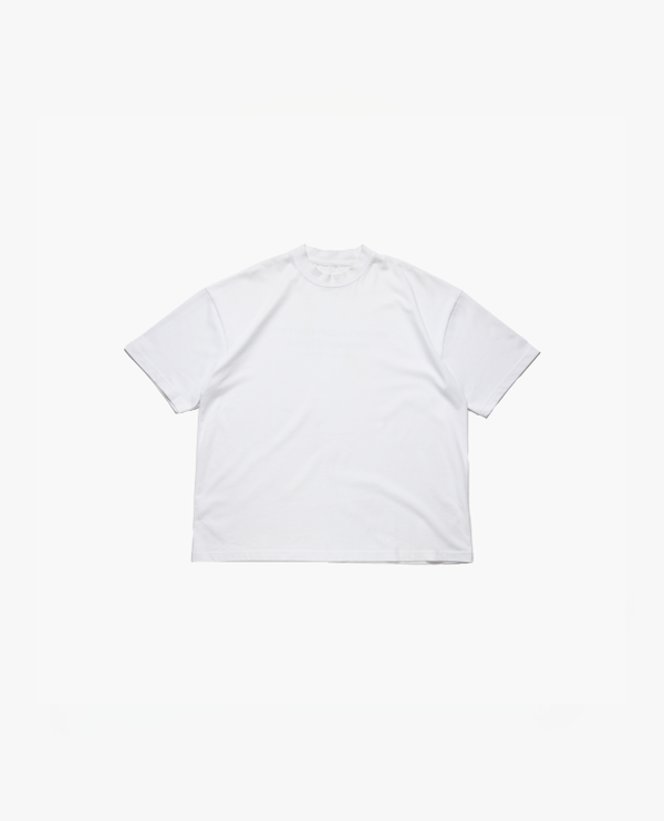 SIGNATURE BLANK T-SHIRT - PURE WHITE