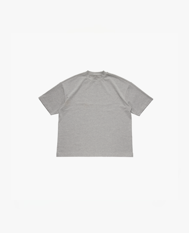 SIGNATURE BLANK T-SHIRT - MARLE GREY