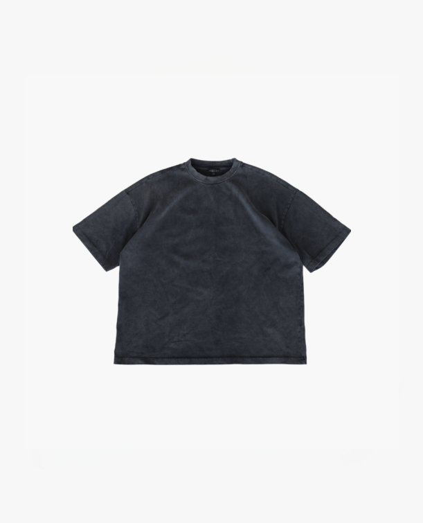 SIGNATURE BLANK T-SHIRT - WASHED BLACK