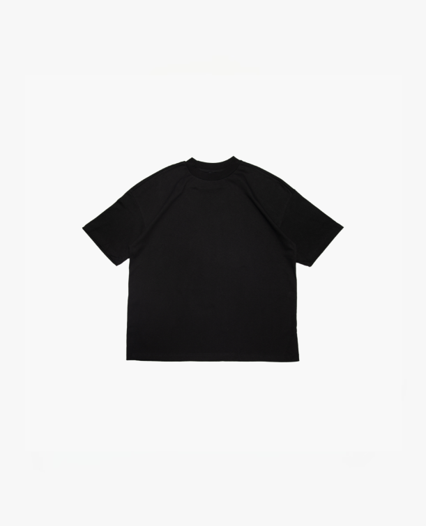 SIGNATURE BLANK T-SHIRT - BLACK